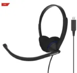 Koss   Headphones   CS200 USB   Wired   On-Ear   Microphone   Black