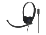 Koss   Headphones   CS200 USB   Wired   On-Ear   Microphone   Black