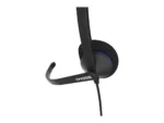 Koss   Headphones   CS200 USB   Wired   On-Ear   Microphone   Black