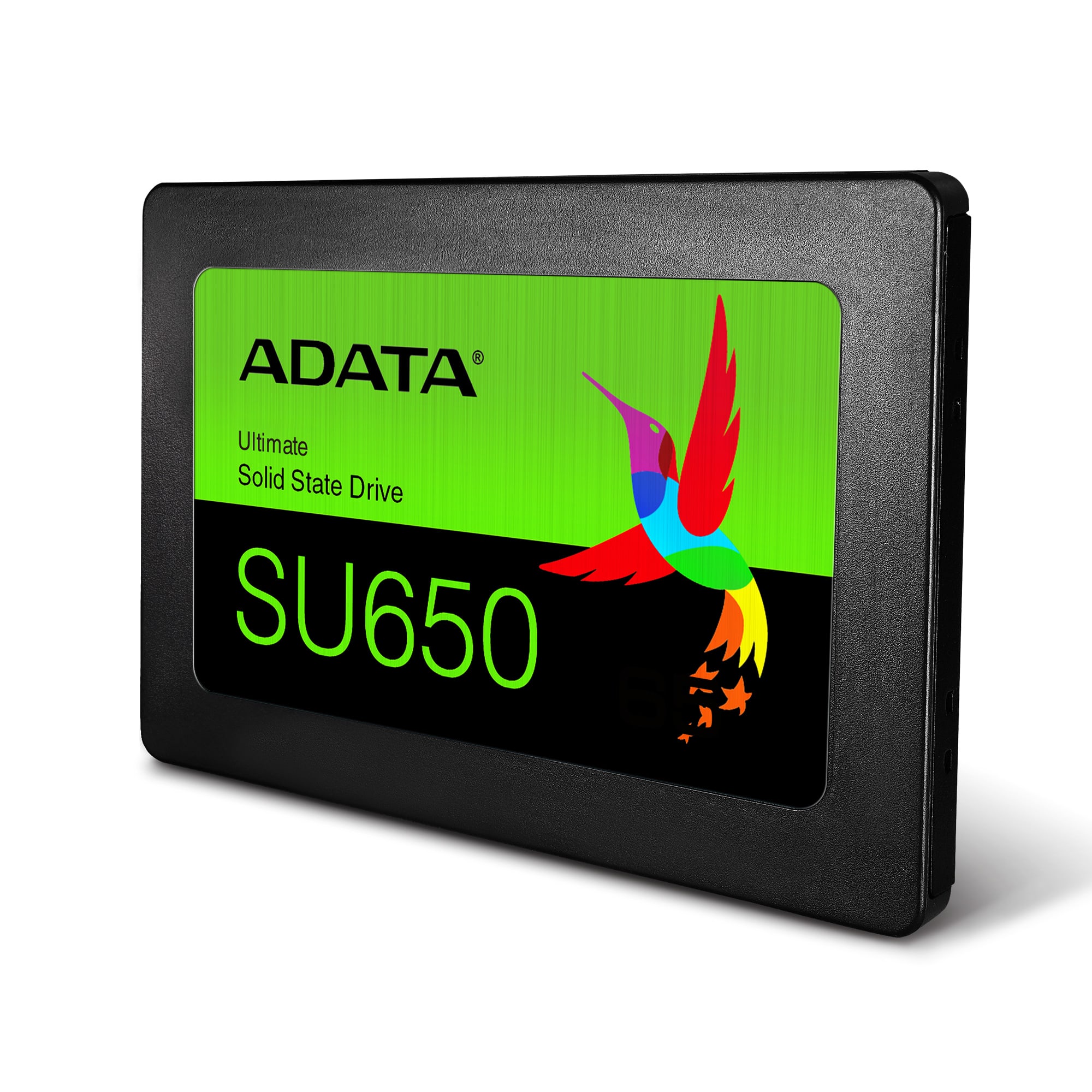 242688-asu650ss-480gt-r-4713218461179-0.webp ADATA Ultimate SU650 3D NAND SSD 480 GB SSD form factor 2.5” Solid-state drive interface SATA Read speed 520 MB/s Write speed 450 MB/s