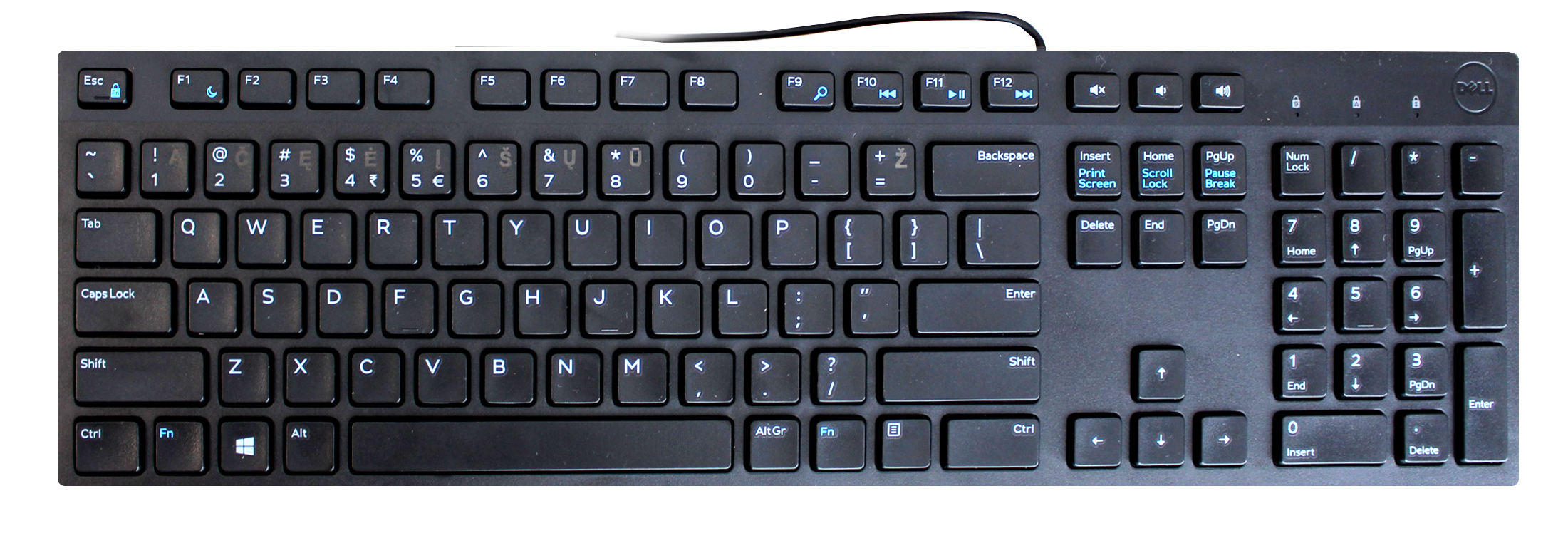 244422-580-adhy-lt-2000001049457-0.webp Dell KB216 Multimedia Wired US Black Lithuanian Numeric keypad