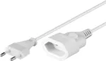 Goobay   Euro extension   50509   White Euro male (Type C CEE 7/16)   Euro female (Type C CEE 7/16)