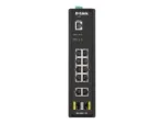 D-LINK DIS-200G-12S L2 Managed Industrial Switch with 10 10/100/1000Base-T and 2 1000Base-X SFP ports   D-Link   60 month(s)