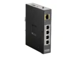 D-LINK  DIS-100G-5PSW L2 Unmanaged Industrial Switch with 4 10/100/1000Base-T ports and 1 1000Base-X SFP  ports   D-Link   60 month(s)