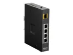 D-LINK  DIS-100G-5PSW L2 Unmanaged Industrial Switch with 4 10/100/1000Base-T ports and 1 1000Base-X SFP  ports   D-Link   60 month(s)