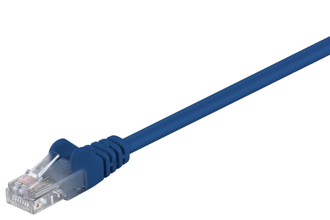 246706-68385-4040849683855-0.webp Goobay 68385 CAT 5e patch cable, U/UTP, blue, 7.5 m