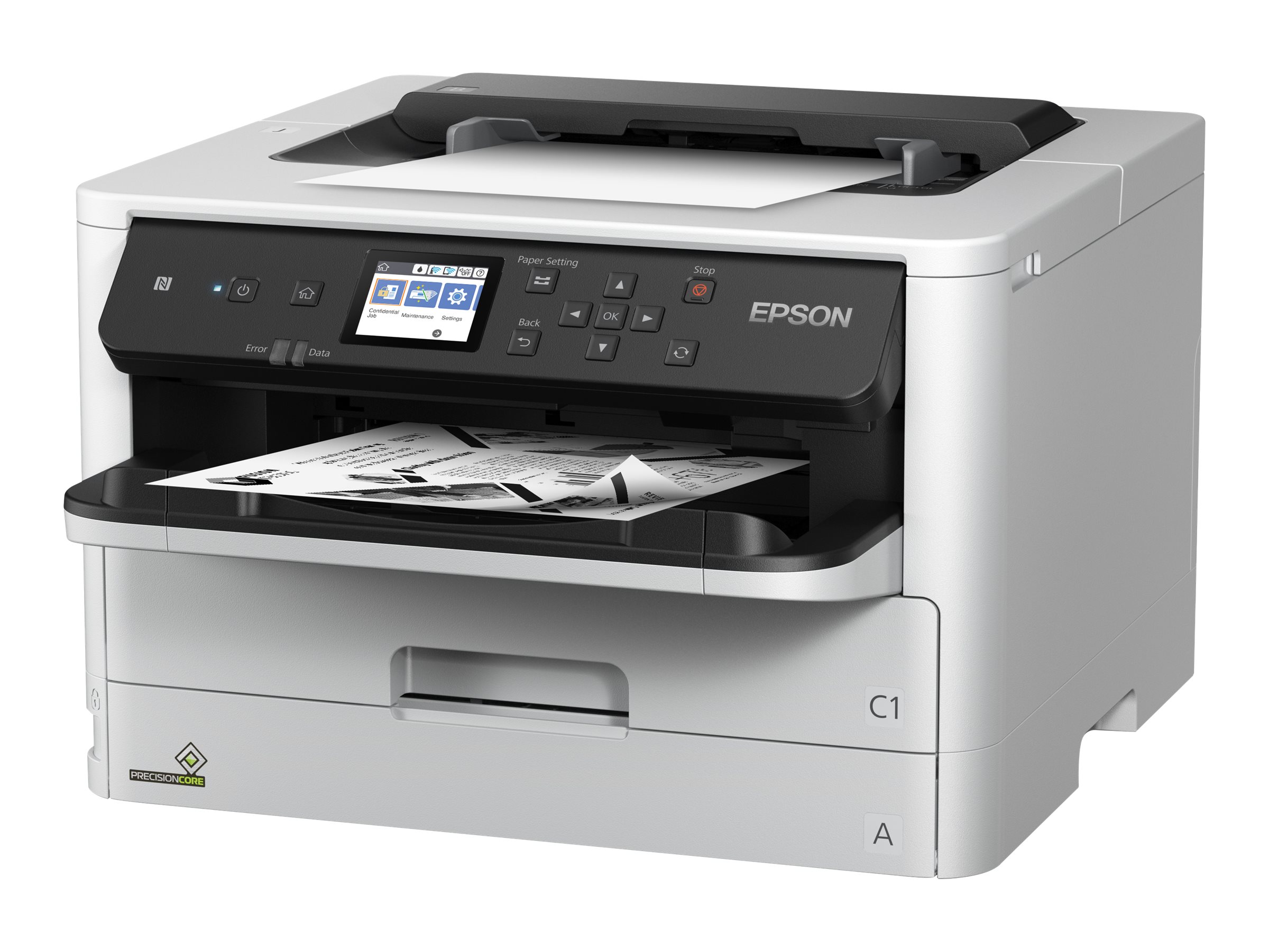 246889-c11cg08401-8715946634319-0.webp Epson Printer WorkForce WF-M5298DW PrecisionCore™ Print Head Mono A4 Wi-Fi Grey