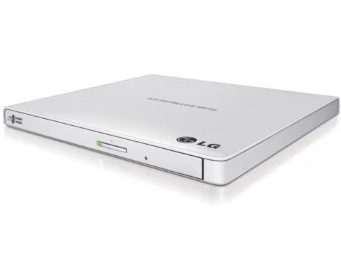 H.L Data Storage   Ultra Slim Portable DVD-Writer   GP57EW40   Interface USB 2.0   DVD±R/RW   CD read speed 24 x   CD write speed 24 x   White   Desktop/Notebook