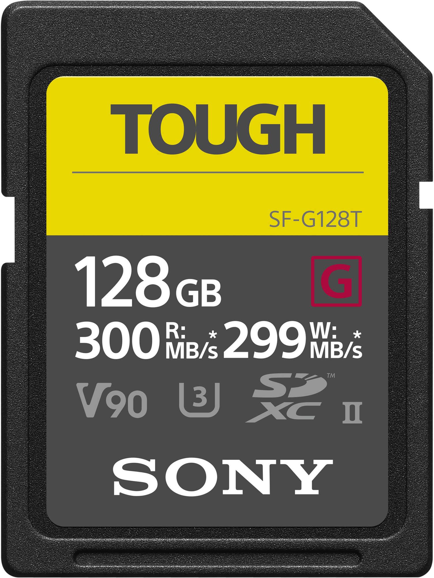 247684-sfg128t-sym-027242908338-0.webp Sony Tough Memory Card UHS-II 128 GB SDXC Flash memory class 10