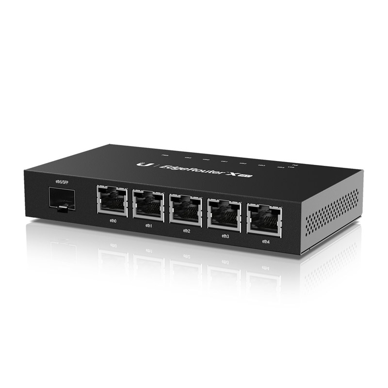 248522-er-x-sfp-810354022203-0.webp EdgeRouter ER-X-SFP No Wi-Fi 10/100/1000 Mbit/s Ethernet LAN (RJ-45) ports 5 Mesh Support No MU-MiMO No No mobile broadband