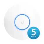 Ubiquiti   UAP-AC-HD-5Pack Wave 2 Access point   802.11ac   2.4/5.0   1733 Mbit/s   10/100/1000 Mbit/s   Ethernet LAN (RJ-45) ports 2   MU-MiMO Yes   PoE in   Antenna type Internal