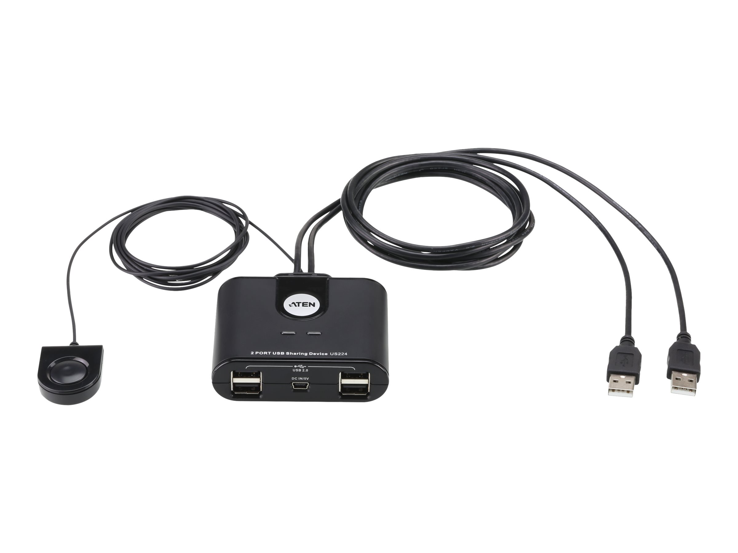 249095-us224-at-4710423778764-0.webp Aten 2-Port USB 2.0 Peripheral Sharing Device Aten USB 2.0 2 x 4 USB 2.0 Peripheral Sharing Switch