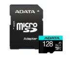 micro SDXC kortelė ADATA Premier Pro su adapteriu, matoma iš šono