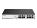 D-Link   16-Port Gigabit Unmanaged Desktop Switch   DGS-1016D   Unmanaged   Desktop