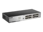 D-Link   16-Port Gigabit Unmanaged Desktop Switch   DGS-1016D   Unmanaged   Desktop