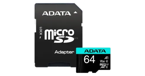 ADATA Premier Pro UHS-I U3 V30S 64 GB microSDXC atminties kortelė su adapteriu