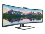 Philips   SuperWide curved LCD display   499P9H/00   48.8 ”   VA   Dual QHD   32:9   70 Hz   5 ms   5120 x 1440 pixels   450 cd/m²   Headphone out   HDMI ports quantity 2   Black