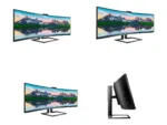 Philips   SuperWide curved LCD display   499P9H/00   48.8 ”   VA   Dual QHD   32:9   70 Hz   5 ms   5120 x 1440 pixels   450 cd/m²   Headphone out   HDMI ports quantity 2   Black
