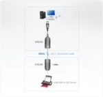 Aten USB 2.0 Cat 5 Extender (up to 60m)   Aten   USB 2.0 Cat 5 Extender (up to 60m)   60 m