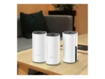 Whole Home Mesh WiFi System   Deco M4 (3-Pack)   802.11ac   300+867 Mbit/s   10/100/1000 Mbit/s   Ethernet LAN (RJ-45) ports 2   Mesh Support Yes   MU-MiMO Yes   No mobile broadband   Antenna type 2xInternal   No