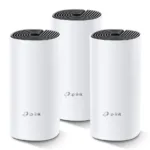 Whole Home Mesh WiFi System   Deco M4 (3-Pack)   802.11ac   300+867 Mbit/s   10/100/1000 Mbit/s   Ethernet LAN (RJ-45) ports 2   Mesh Support Yes   MU-MiMO Yes   No mobile broadband   Antenna type 2xInternal   No