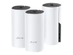 Whole Home Mesh WiFi System   Deco M4 (3-Pack)   802.11ac   300+867 Mbit/s   10/100/1000 Mbit/s   Ethernet LAN (RJ-45) ports 2   Mesh Support Yes   MU-MiMO Yes   No mobile broadband   Antenna type 2xInternal   No