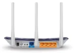 Router   Archer C20   802.11ac   300+433 Mbit/s   10/100 Mbit/s   Ethernet LAN (RJ-45) ports 4   Mesh Support No   MU-MiMO No   No mobile broadband   Antenna type 3xExternal   No