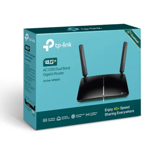 4G+ LTE Router   Archer MR600   802.11ac   300+867 Mbit/s   10/100/1000 Mbit/s   Ethernet LAN (RJ-45) ports 3   Mesh Support No   MU-MiMO No   4G   Antenna type 2xDetachable