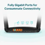 4G+ LTE Router   Archer MR600   802.11ac   300+867 Mbit/s   10/100/1000 Mbit/s   Ethernet LAN (RJ-45) ports 3   Mesh Support No   MU-MiMO No   4G   Antenna type 2xDetachable