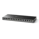 TP-LINK   Switch   TL-SG116E   Web managed   Wall mountable   Gigabit Ethernet (copper) ports quantity 16   Power supply type External   36 month(s)