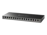 TP-LINK   Switch   TL-SG116E   Web managed   Wall mountable   Gigabit Ethernet (copper) ports quantity 16   Power supply type External   36 month(s)