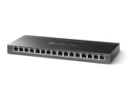 TP-LINK   Switch   TL-SG116E   Web managed   Wall mountable   Gigabit Ethernet (copper) ports quantity 16   Power supply type External   36 month(s)