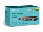 TP-LINK   Switch   TL-SG108E   Web managed   Wall mountable   Gigabit Ethernet (copper) ports quantity 8   Power supply type External   36 month(s)