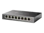 TP-LINK   Switch   TL-SG108E   Web managed   Wall mountable   Gigabit Ethernet (copper) ports quantity 8   Power supply type External   36 month(s)