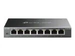 TP-LINK   Switch   TL-SG108E   Web managed   Wall mountable   Gigabit Ethernet (copper) ports quantity 8   Power supply type External   36 month(s)