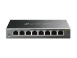 TP-LINK   Switch   TL-SG108E   Web managed   Wall mountable   Gigabit Ethernet (copper) ports quantity 8   Power supply type External   36 month(s)
