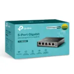 TP-LINK   Switch   TL-SG105E   Web managed   Wall mountable   Gigabit Ethernet (copper) ports quantity 5   Power supply type External   36 month(s)