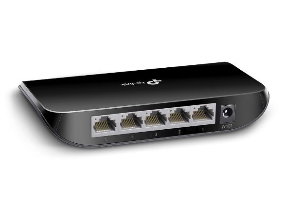 262034-tl-sg1005d-6935364091798-0.webp TP-LINK Switch TL-SG1005D Unmanaged Desktop Gigabit Ethernet (copper) ports quantity 5 Power supply type External 36 month(s)