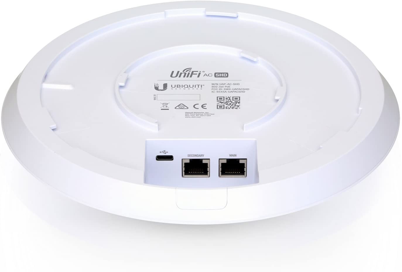 262536-uap-ac-shd-5-817882020480-0.webp Ubiquiti UniFi UAP AC SHD 2.4GHz/5GHz, 802.11ac Wave 2, 2xGbE, PoE+ – 5 Pack Ubiquiti