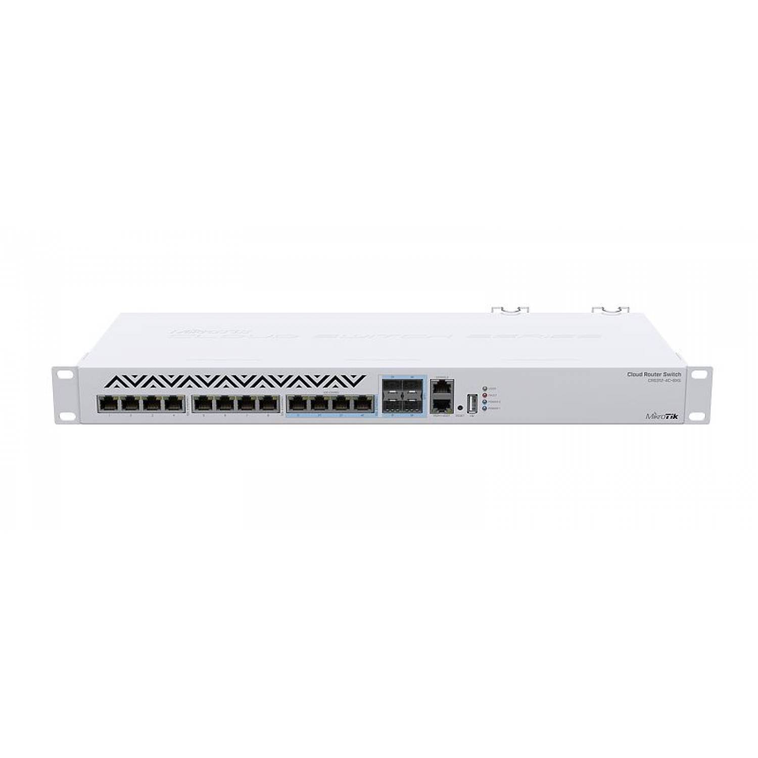 262538-crs312-4c-8xg-rm-4752224002150-0.webp MikroTik Cloud Router Switch 312-4C+8XG-RM with RouterOS L5, 1U rackmount Enclosure