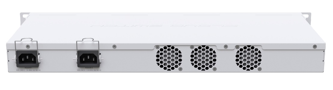 262542-crs326-24s-2q-rm-4752224002211-0.webp MikroTik Cloud Router Switch 326-24S+2Q+RM with RouterOS L5, 1U rackmount Enclosure