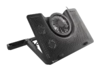 GENESIS Laptop cooling pad, OXID 550 15.6-17.3 5 FANS, LED LIGHT, 1 USB   Genesis   Laptop cooling pad, OXID 550   Black   400 x 280 x 55 mm   2 year(s)