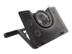 GENESIS Laptop cooling pad, OXID 550 15.6-17.3 5 FANS, LED LIGHT, 1 USB   Genesis   Laptop cooling pad, OXID 550   Black   400 x 280 x 55 mm   2 year(s)
