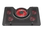 GENESIS Laptop cooling pad, OXID 550 15.6-17.3 5 FANS, LED LIGHT, 1 USB   Genesis   Laptop cooling pad, OXID 550   Black   400 x 280 x 55 mm   2 year(s)