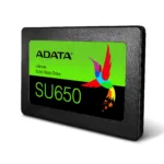 ADATA   Ultimate SU650 3D NAND SSD   960 GB   SSD form factor 2.5”   Solid-state drive interface SATA   Read speed 520 MB/s   Write speed 450 MB/s