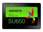 ADATA   Ultimate SU650 3D NAND SSD   960 GB   SSD form factor 2.5”   Solid-state drive interface SATA   Read speed 520 MB/s   Write speed 450 MB/s