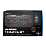 Logilink   Gaming-Set, keyboard, mouse and mouspad   ID0185   Keyboard, Mouse and Pad Set   Wired   Mouse included   DE   Numeric keypad