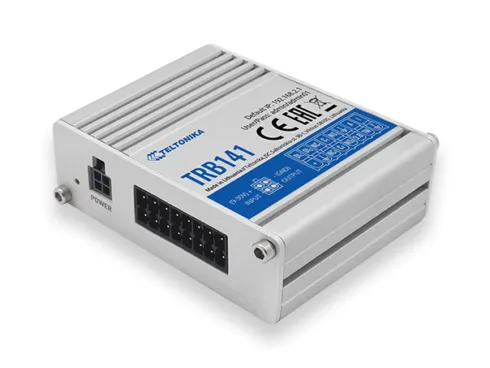 LTE Gateway: No WiFi, 4G, Input/Output, Micro USB   LTE Gateway   TRB141   No Wi-Fi   Ethernet LAN (RJ-45) ports 0   Mesh Support No   MU-MiMO No   2G/3G/4G   Antenna type 1 x SMA for LTE   1 x Virtual network interface via micro USB