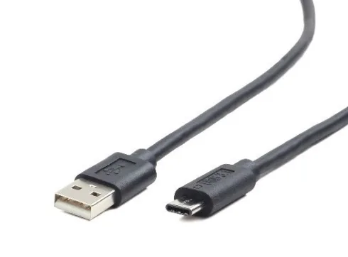 Cablexpert CCP-USB2-AMCM-1M USB 2.0 AM iki Type-C laidas, 1 m