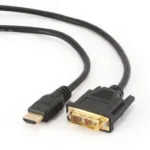 Gembird monitoriaus kabelis HDMI/DVI-DM (18+1) 1.8m   Cablexpert   HDMI to DVI-D   1.8 m